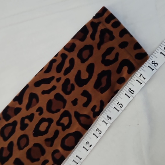 Leopard Print Velour Long Sleeve Mockneck Shirt (Together Brand), Size 6 - Picture 11 of 11